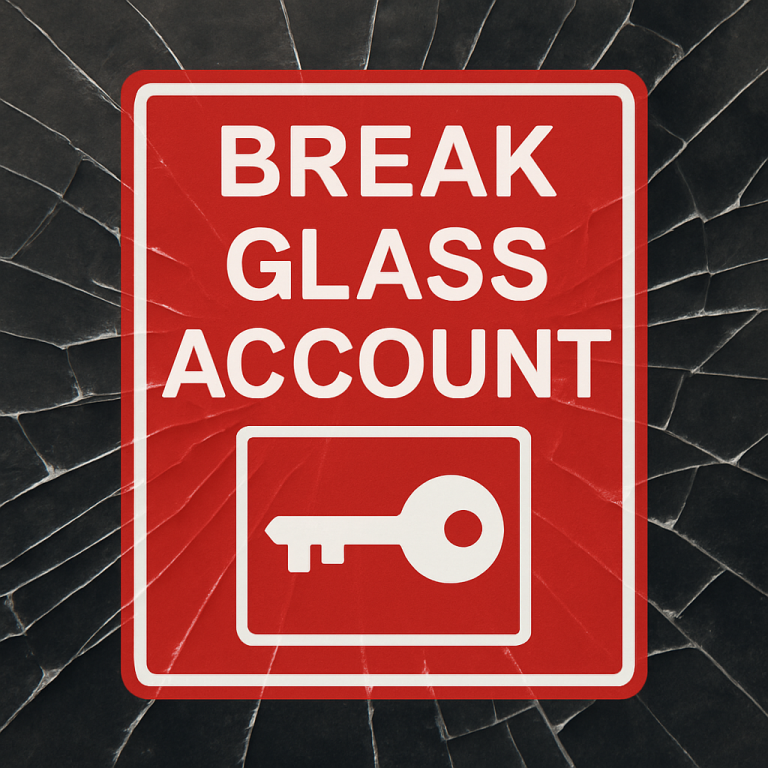Break glass account