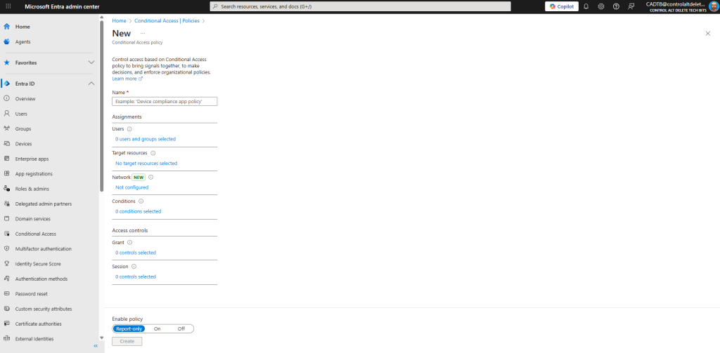 Conditional Access Policies